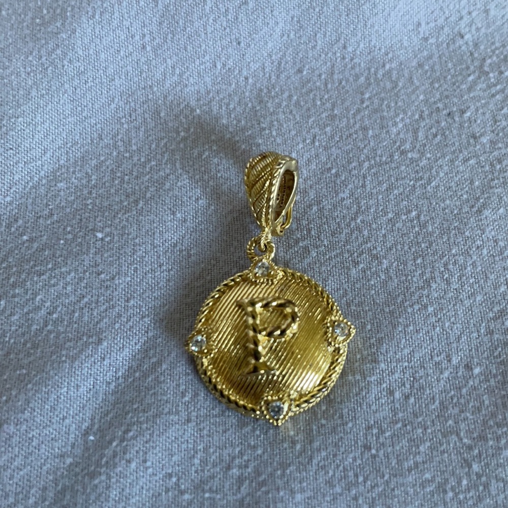 Judith Ripka P Medallion - Picture 6 of 9